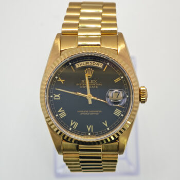 Rolex Day Date Black Dial