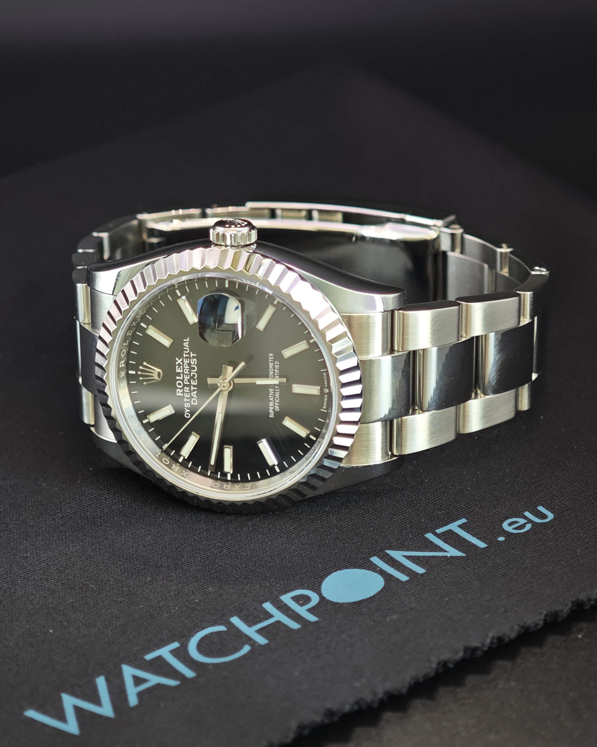 Rolex Datejust Oyster Perpatual (Fluted Bezel aftermarket included) - Image 3