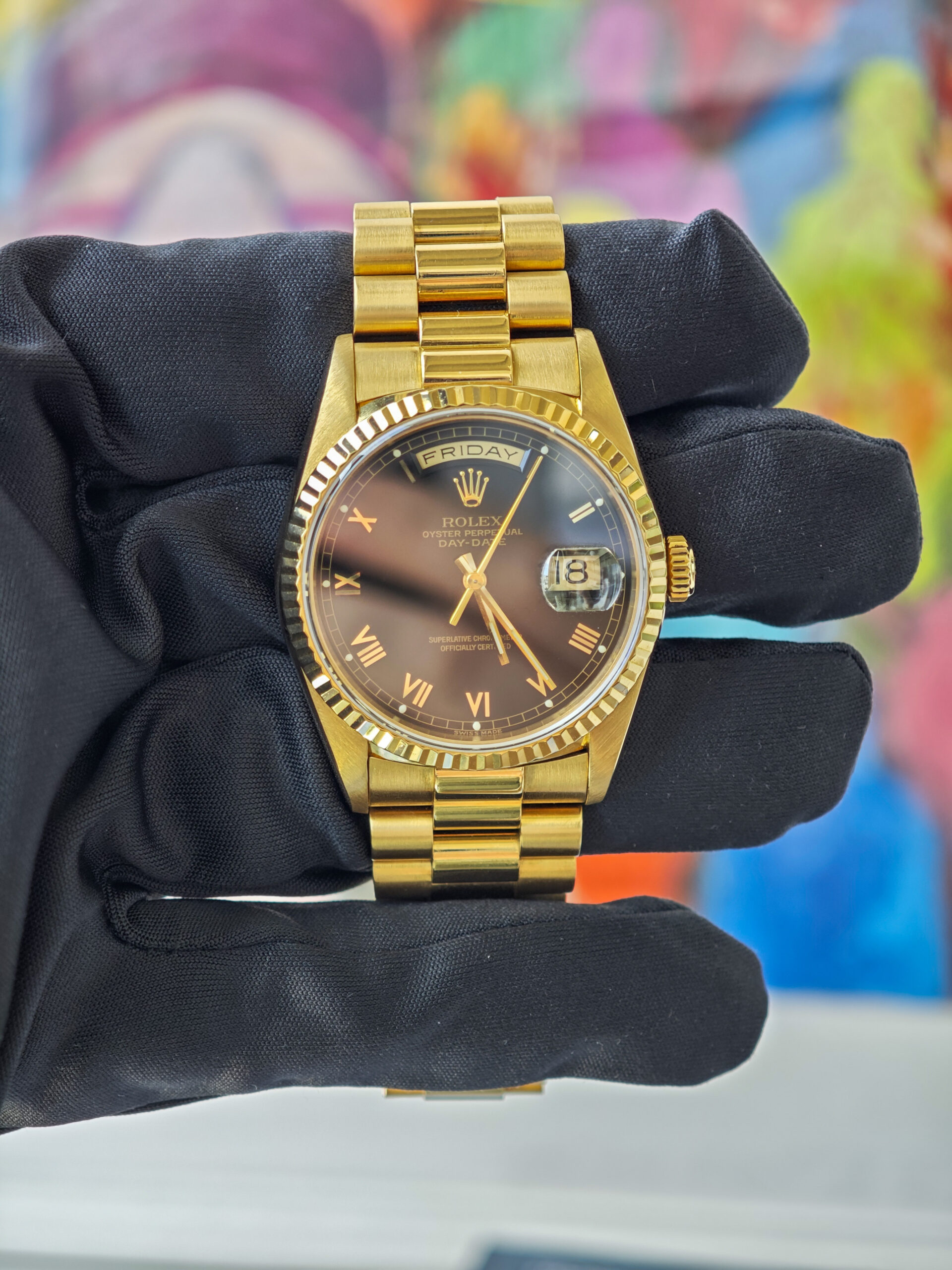 Rolex Day Date Black Dial - Image 4