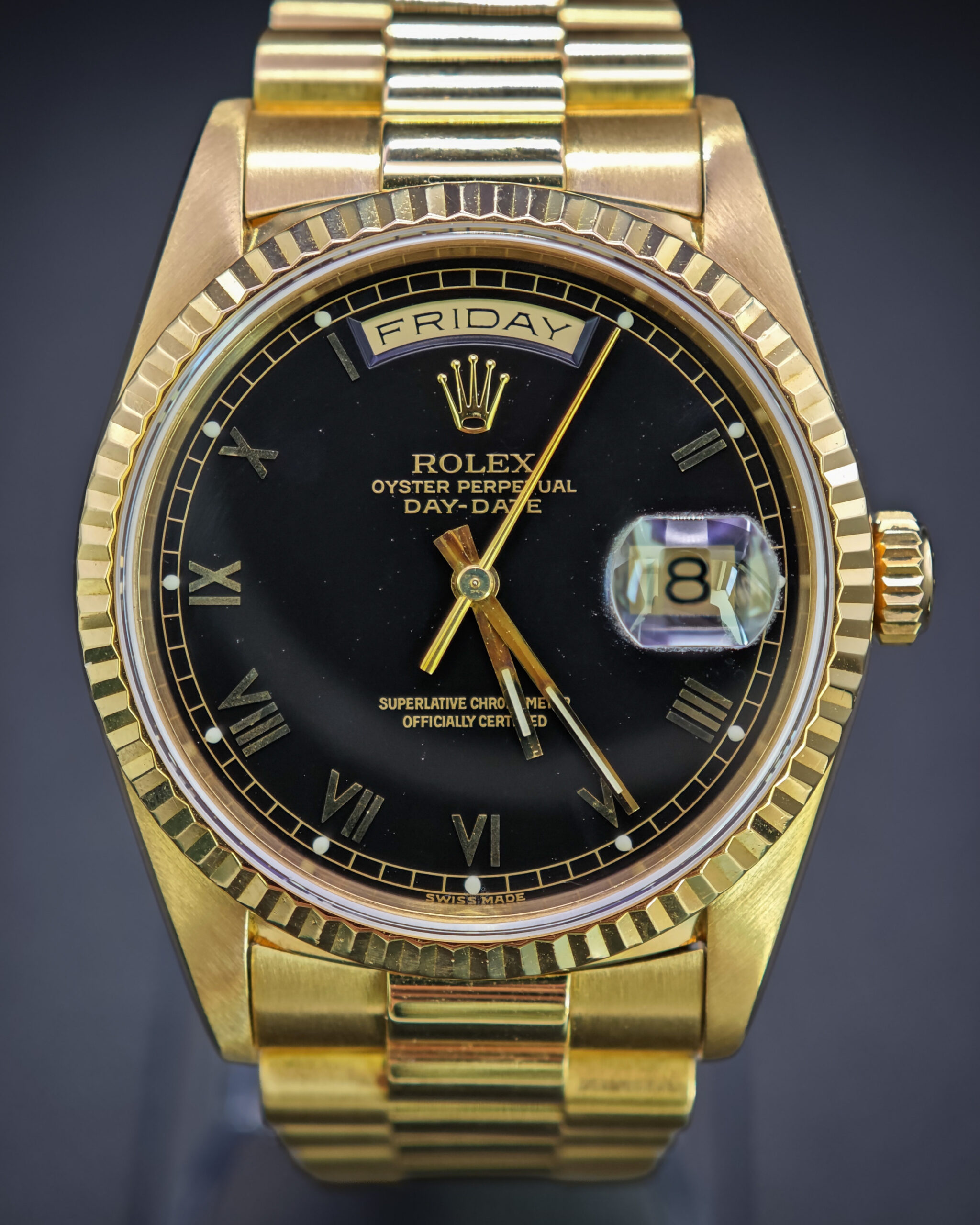 Rolex Day Date Black Dial - Image 7