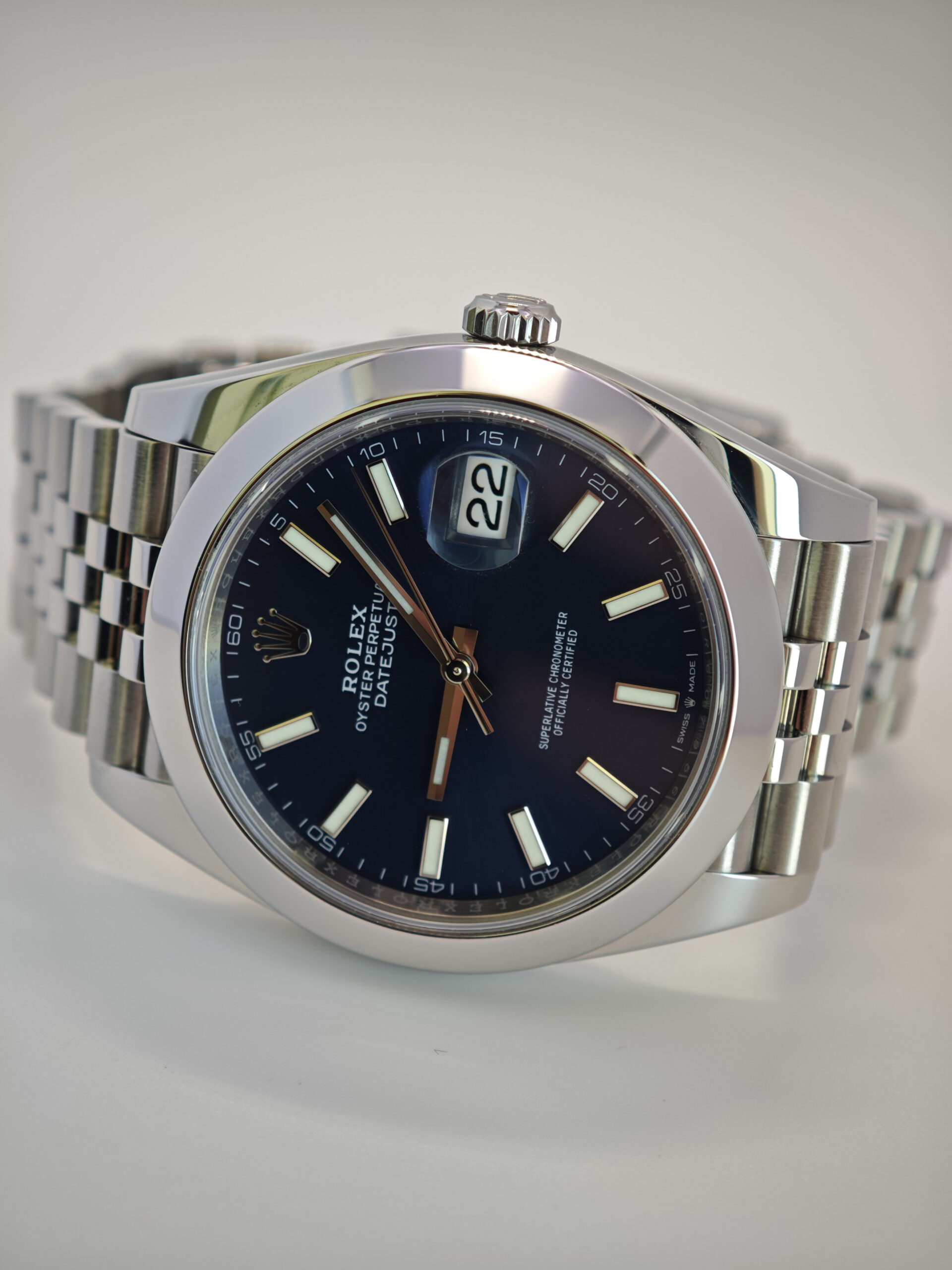Rolex Datejust Jubilee Bracelet Blue Dial - Image 7