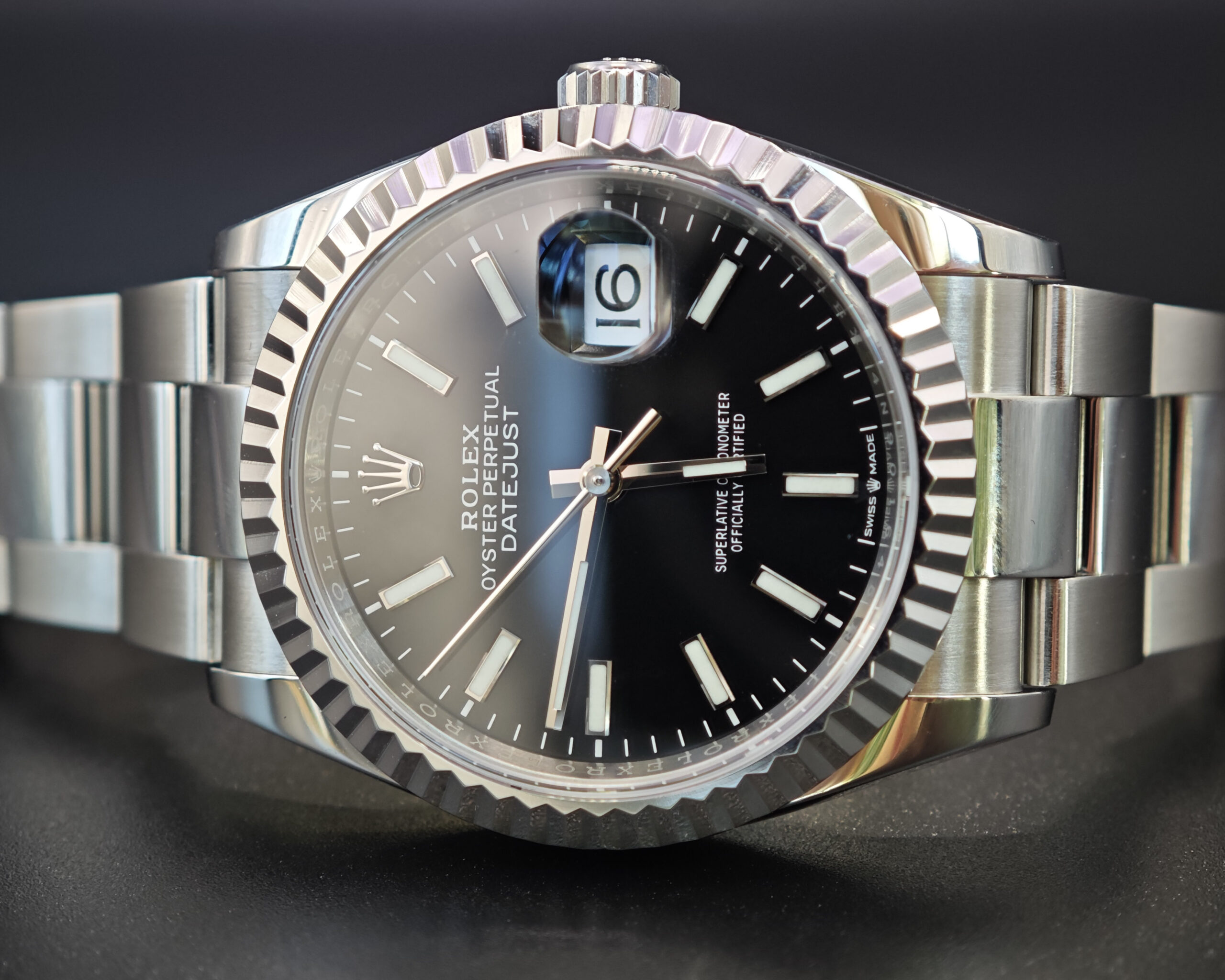 Rolex Datejust Oyster Perpatual (Fluted Bezel aftermarket included) - Image 8