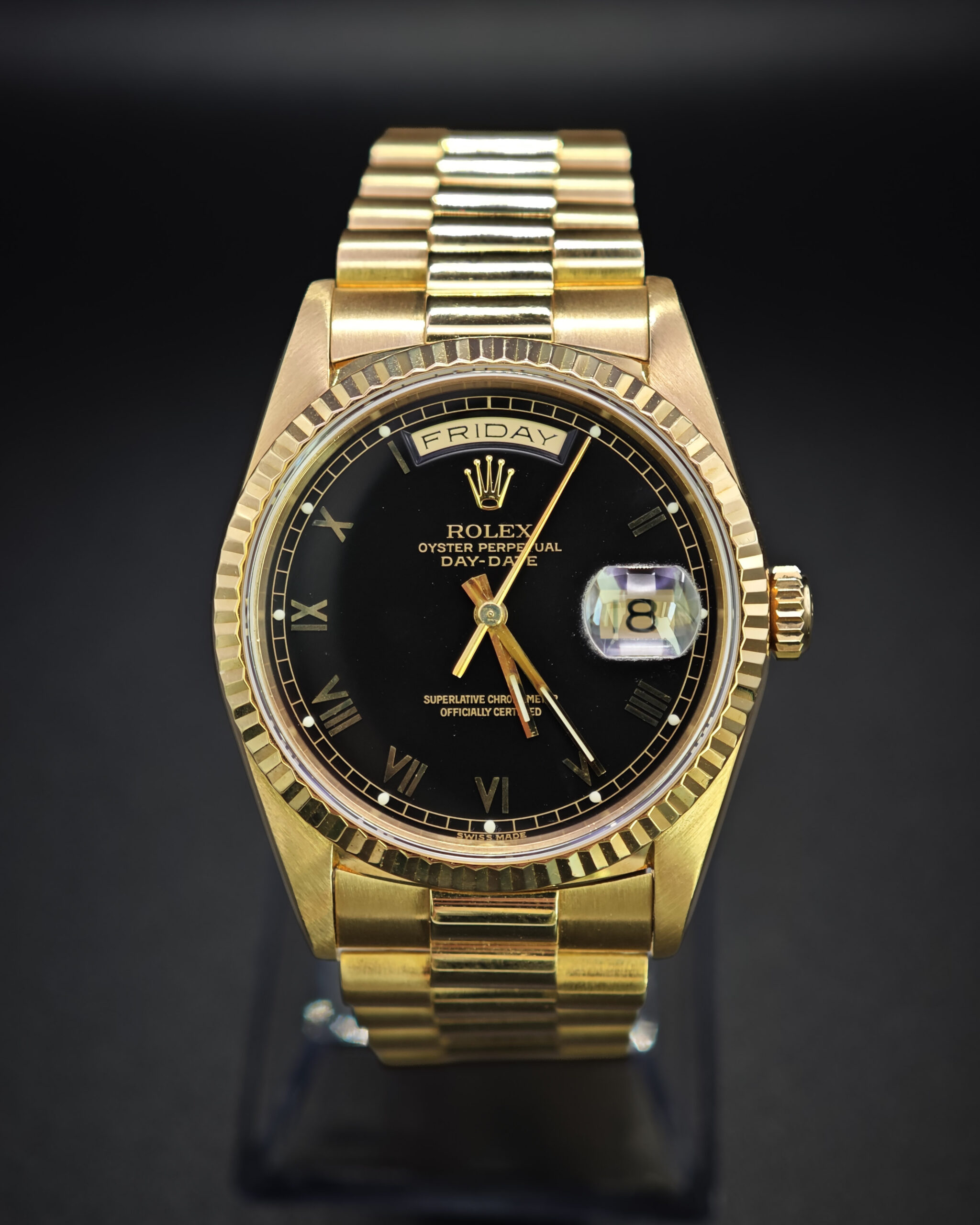 Rolex Day Date Black Dial - Image 9