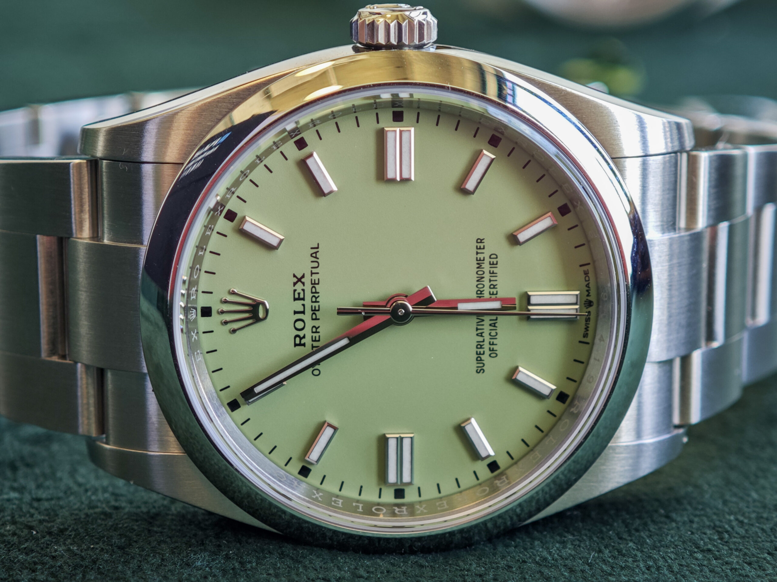 Rolex Oyster Perpetual 36 Pistachio Dial - Image 16