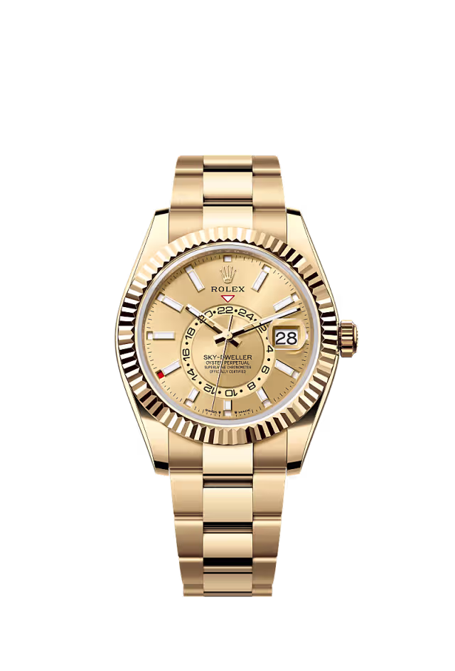 Rolex Sky Dweller 18K Yellow Gold
