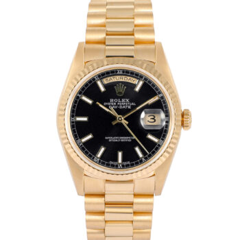 Rolex Day Date Black Dial
