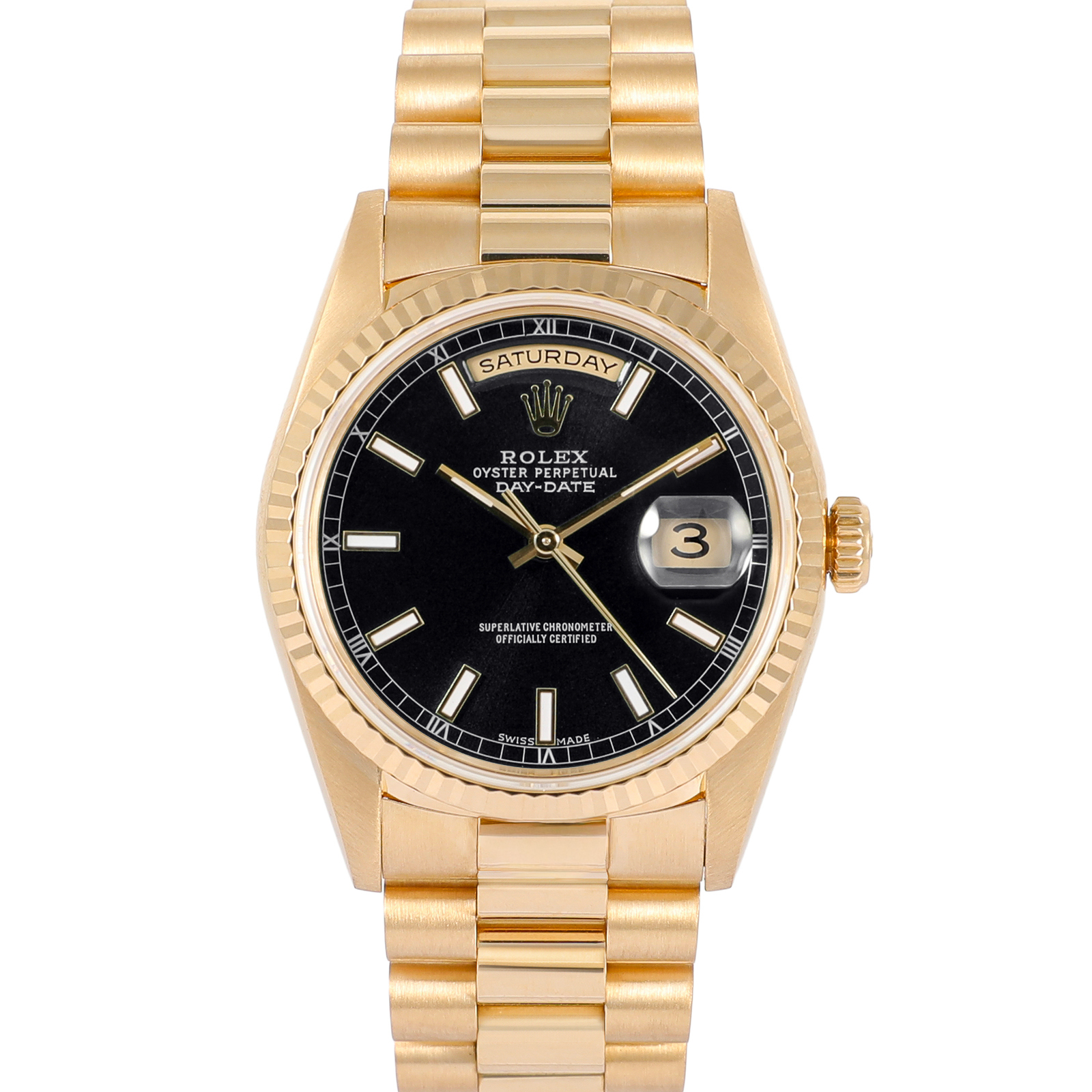 Rolex Day Date Black Dial